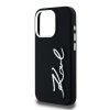 Karl Lagerfeld KLHCP15LSCMSMVK iPhone 15 Pro 6.1 czarny/black hardcase Silicone Metal Script Logo